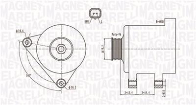 MAGNETI MARELLI 063731761010 Číslo výrobce: MQA1761. EAN: 8001063679259.