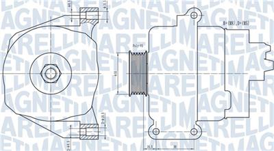 MAGNETI MARELLI 063731766010 Číslo výrobce: MQA1766. EAN: 8050947002645.