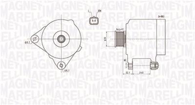 MAGNETI MARELLI 063731768010 Číslo výrobce: MQA1768. EAN: 8001063855981.
