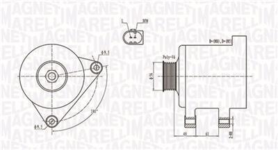 MAGNETI MARELLI 063731782010 Číslo výrobce: MQA1782. EAN: 8001063681375.