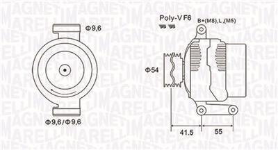 MAGNETI MARELLI 063731862010 Číslo výrobce: MQA1862. EAN: 8001063892245.