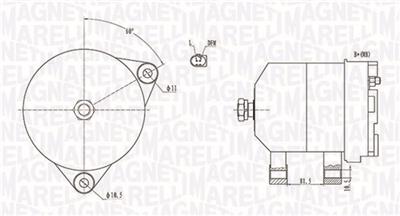 MAGNETI MARELLI 063731915010 Číslo výrobce: MQA1915. EAN: 8001063959108.