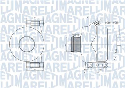 MAGNETI MARELLI 063731934010 Číslo výrobce: MQA1934. EAN: 8050947003048.