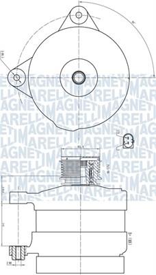 MAGNETI MARELLI 063732188010 Číslo výrobce: MQA2188. EAN: 8050947055566.