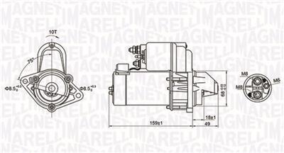MAGNETI MARELLI 063721257010 Číslo výrobce: MQS1257. EAN: 8001063849461.