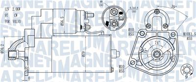 MAGNETI MARELLI 063721271010 Číslo výrobce: MQS1271. EAN: 8050947002560.