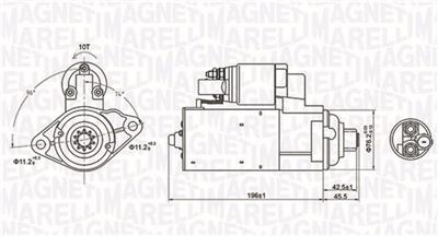MAGNETI MARELLI 063721286010 Číslo výrobce: MQS1286. EAN: 8001063926209.