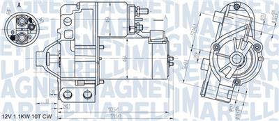 MAGNETI MARELLI 063721290010 Číslo výrobce: MQS1290. EAN: 8050947054859.