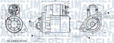 MAGNETI MARELLI 063721307010 Číslo výrobce: MQS1307. EAN: 8050947027914.
