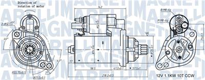 MAGNETI MARELLI 063721322010 Číslo výrobce: MQS1322. EAN: 8050947027945.