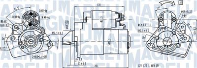 MAGNETI MARELLI 063721332010 Číslo výrobce: MQS1332. EAN: 8050947054644.