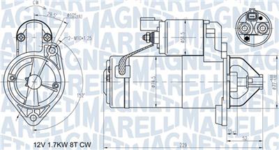 MAGNETI MARELLI 063721365010 Číslo výrobce: MQS1365. EAN: 8050947084269.