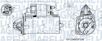 MAGNETI MARELLI 063721408010 Číslo výrobce: MQS1408. EAN: 8050947026986.