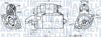 MAGNETI MARELLI 063721413010 Číslo výrobce: MQS1413. EAN: 8050947027594.