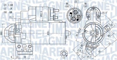 MAGNETI MARELLI 063721466010 Číslo výrobce: MQS1466. EAN: 8050947084535.