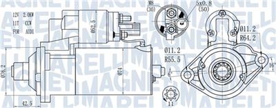 MAGNETI MARELLI 063721512010 Číslo výrobce: MQS1512. EAN: 8050947027174.