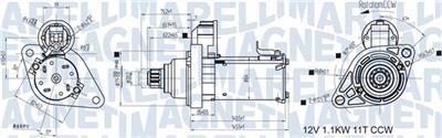 MAGNETI MARELLI 063721533010 Číslo výrobce: MQS1533. EAN: 8050947002379.