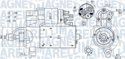 MAGNETI MARELLI 063721563510 Číslo výrobce: MQS15635. EAN: 8050947026979.