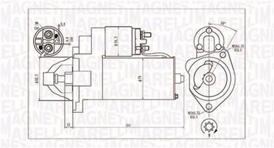 MAGNETI MARELLI 063720624010 Číslo výrobce: MQS624. EAN: 8001063745008.