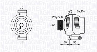 MAGNETI MARELLI 063358061010 Číslo výrobce: MAN1097. EAN: 8001063188935.
