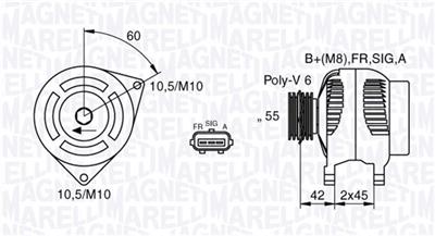 MAGNETI MARELLI 063377416010 Číslo výrobce: MAN7416. EAN: 8001063409856.