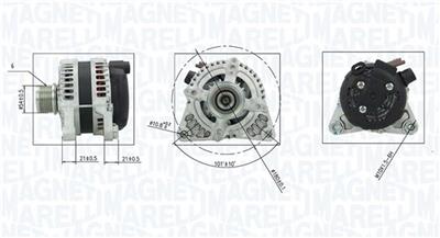 MAGNETI MARELLI 063736372010 Číslo výrobce: MQA6372. EAN: 8050947109412.