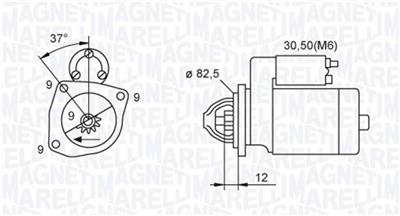 MAGNETI MARELLI 063721264010 Číslo výrobce: MQS1264. EAN: 8001063933320.