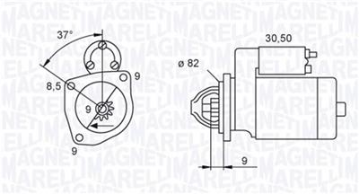 MAGNETI MARELLI 063721045010 Číslo výrobce: MQS1045. EAN: 8001063955506.