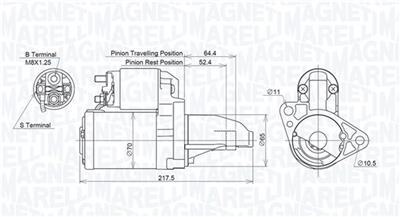MAGNETI MARELLI 063721452010 Číslo výrobce: MQS1452. EAN: 8050947062755.