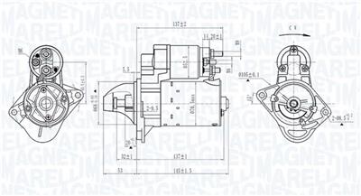 MAGNETI MARELLI 063725395010 Číslo výrobce: MQS5395. EAN: 8050947062670.
