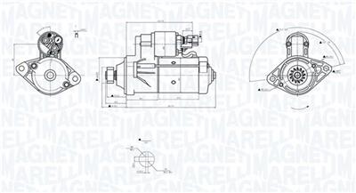 MAGNETI MARELLI 063726156010 Číslo výrobce: MQS6156. EAN: 8050947159912.