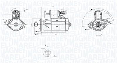 MAGNETI MARELLI 063726156010 Číslo výrobce: MQS6156. EAN: 8050947159912.