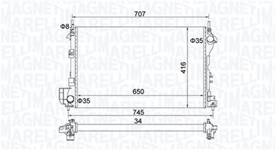 MAGNETI MARELLI 350213195700 Číslo výrobce: BM1957. EAN: 8001063727738.