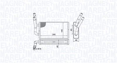 MAGNETI MARELLI 350218450000 Číslo výrobce: BR450. EAN: 8050947023138.