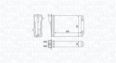 MAGNETI MARELLI 350218463000 Číslo výrobce: BR463. EAN: 8050947023152.