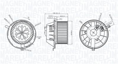 MAGNETI MARELLI 069412229010 Číslo výrobce: MTE229AX. EAN: 8050947052206.