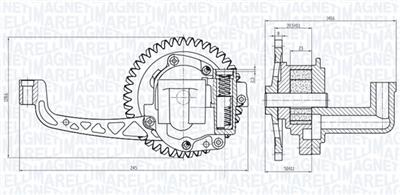 MAGNETI MARELLI 351516000015 Číslo výrobce: OP0015. EAN: 8050947107494.