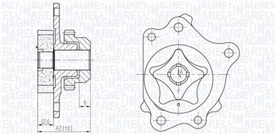 MAGNETI MARELLI 351516000116 Číslo výrobce: OP0116. EAN: 8050947120721.