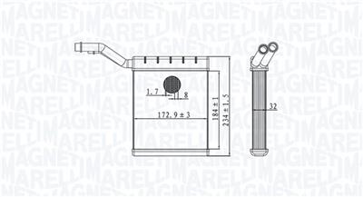 MAGNETI MARELLI 350218480000 Číslo výrobce: BR480. EAN: 8050947023930.