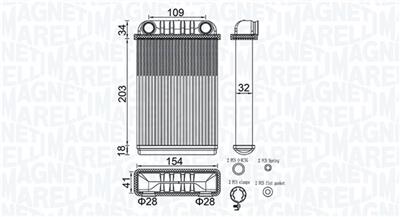 MAGNETI MARELLI 350218512000 Číslo výrobce: BR512. EAN: 8050947037364.