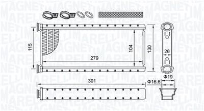 MAGNETI MARELLI 350218514000 Číslo výrobce: BR514. EAN: 8050947090055.