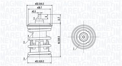 MAGNETI MARELLI 352317005090 Číslo výrobce: TE0509. EAN: 8050947067682.