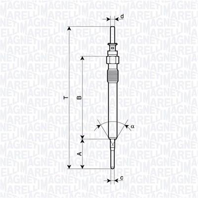 MAGNETI MARELLI 062900130304 Číslo výrobce: UY49A. EAN: 8001063860398.