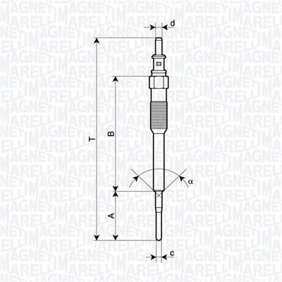 MAGNETI MARELLI 062900136304 Číslo výrobce: UY51A. EAN: 8001063713809.