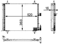 MAHLE ORIGINAL AC 350 000S