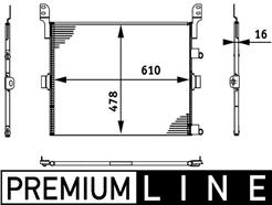 MAHLE ORIGINAL AC 673 000P