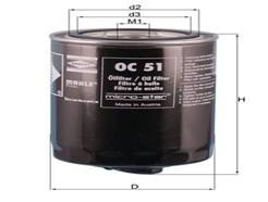 MAHLE ORIGINAL OC 51 OF