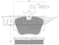 TOMEX Brakes TX 10-381