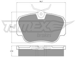TOMEX Brakes TX 10-38