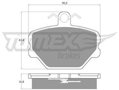 TOMEX Brakes TX 10-39